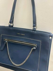 Lino Perros Navy Blue Tote Bag