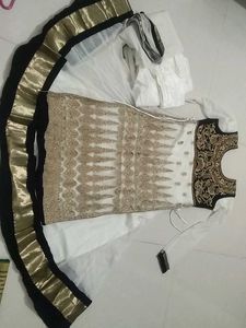 Elegant Embroidered Anarkali Suit
