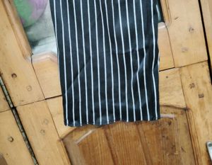 Striped straight Pants