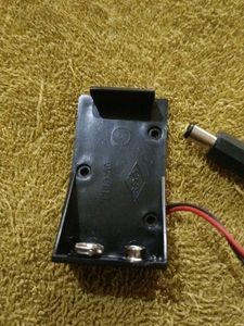 9V Battery Holder With DC Jack