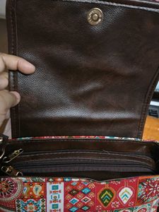 Boho Chic Patterned Crossbody Bag