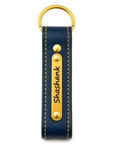 Personalized Leather Keychain