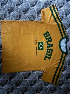 fitted Retro Brasil jersey