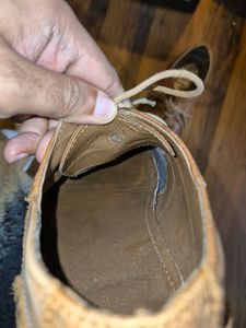 Tan Brogue Shoes For Men