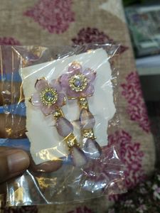 Flower Drop clips  (Set of 2)