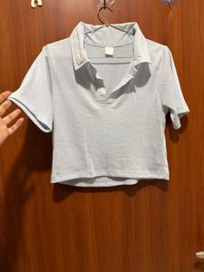 Collered Boxy Shirt🦋👕