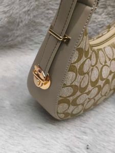 Stylish Coach Dupe Brown Moon Bag