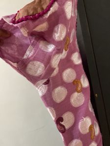 Elegant Polka Dot Kurta