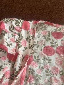 Floral Wrap Crop Top