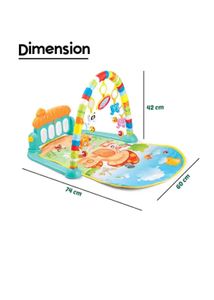 2 in 1 Baby Play Gym Mat