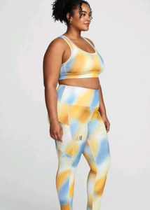 H&amp;M Tie-Dye Sports Bra &amp; Leggings Set Xxl Size