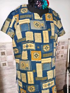 🔥 MEGA SALE OFFER 🔥 Patchwork Print Tunic Top