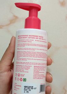 Caffeine Brightening Raspberry Rush Body Lotion