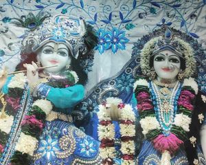 RADHA KRISHNA HARD LAMINATED PHOTO XL