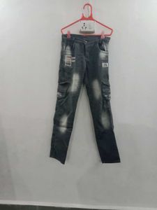 Stylish Light Green Graphic T-Shirt &amp; Jeans