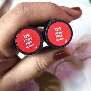 Plum Matte Lipstick Duo 129 Fierry kiss