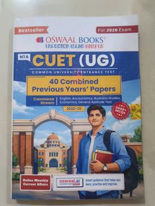 Oswaal CUET (UG) 40 Previous Years Papers