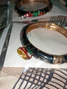 Vintage Enamel Bangles