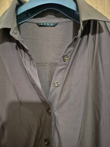 Casual Brown Shirt Dress