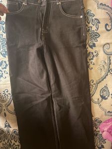 Black Straight Leg Jeans