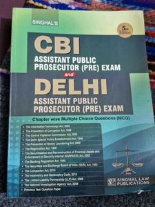 CBI &amp; Delhi Assistant Public Prosecutor Exam Guide