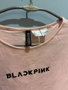 Pink BLACKPINK Cropped T-Shirt