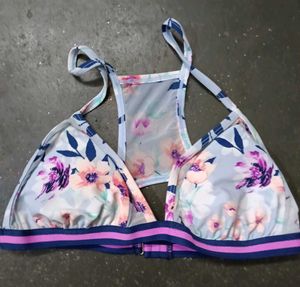 Floral Print Bikini Top
