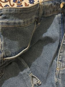H &amp; M Blue Denim Shorts