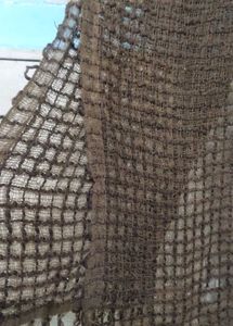 Brown Checkered Scarf