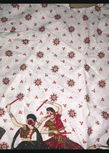 White Printed Ethnic Kurti/Tunic