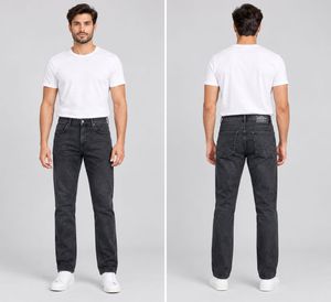 U.S. Polo Denim Men's Black Wash Straight Fit