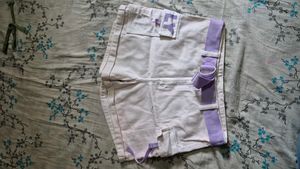 100% Cotton White shorts