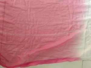 White &amp; Pink Ombre Dupatta