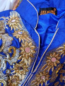Royal Blue Embroidered kurta set