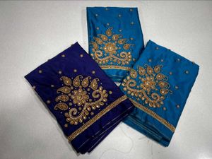 Aari work Silk Blouse Fabric