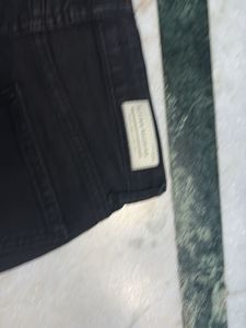 Flared Black Denim Jeans