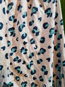 Leopard Print Pajama Bottoms