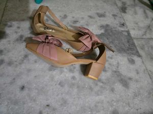Cute Pink Bow Sandals