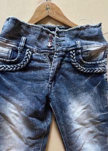 Stylish Acid Wash Jeans