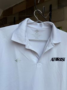 ATHRISE White Polo T-Shirt