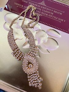 Gold Colour- Diamond Necklace
