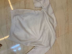 STMove White Knit Sweater
