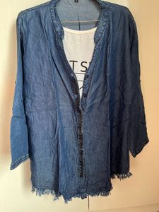 Denim Tunic Top