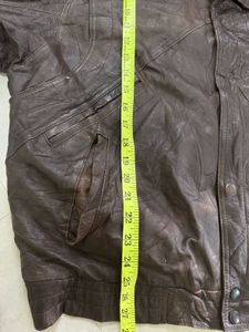 Vintage Brown Leather Jacket