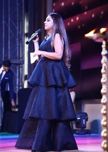 Elegant Black Tiered Gown