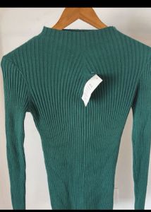 Long ribbed top cum dress