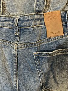 Distressed Denim Overalls