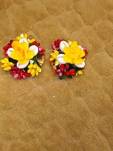 Floral Jewellery Set for Haldi/Mehendi