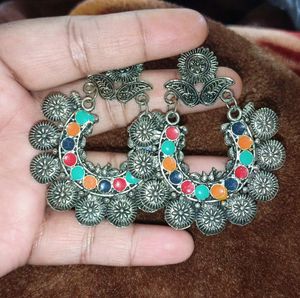 Oxidised Earings