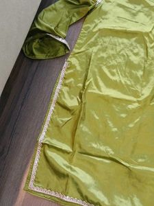 Elegant Olive Kurta Set with Dupatta